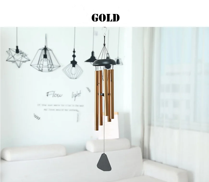 wholesale outdoor 33 inch metal wind bell sympathy memorial wind chime