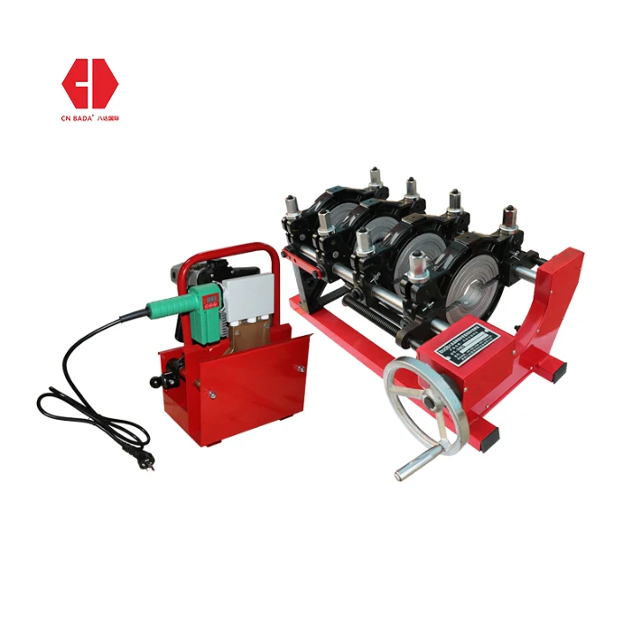 BADA SHBDSY Poly Welders Manual fusion Machine of 63mm up to 250mm for Hdpe Butt Fussion Manual Butt fusion Welding Machine Hdpe
