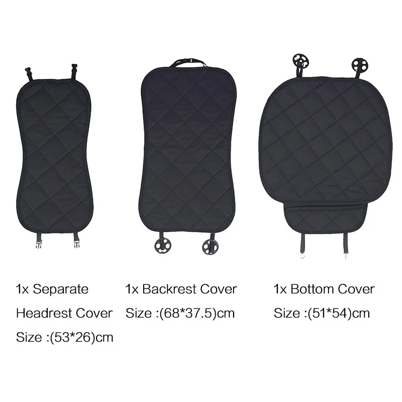 4 Colors Flocking Cloth Warm Cushion Cover Winter Diamond Pattern Car Seat Cover