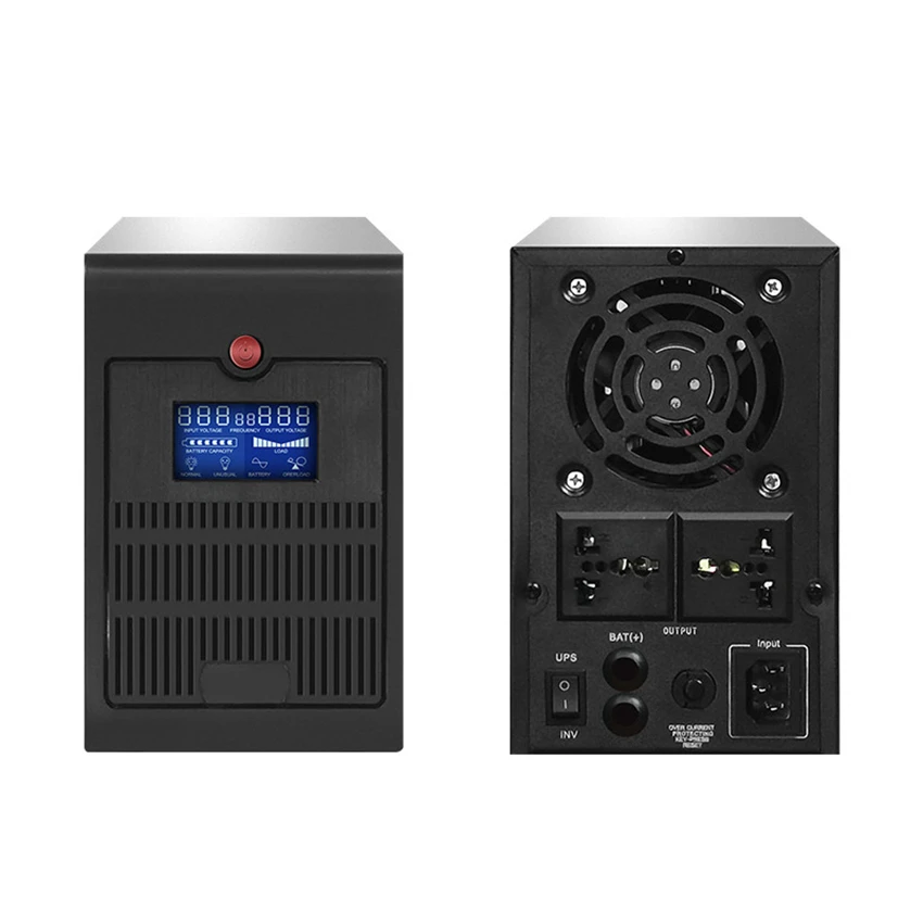 500VA 600VA 650VA 800VA Mini UPS Pure Sine Wave Inverter UPS650VA For Laptop or Computer /