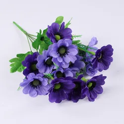 14 Heads Onion Chrysanthemum Artificial Flower Plastic Flower Decorative Flower Artificial Bouquet Small Daisy