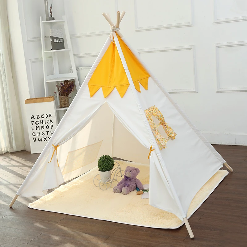 Детская комнатная палатка KAERKU, игровая игрушечная палатка, Детская домашняя игровая вигвам палатка