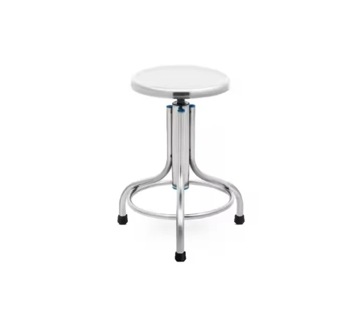 High quality stainless steel nurse stool Round stool with four corners and wheels medical surgical stool experimental chair