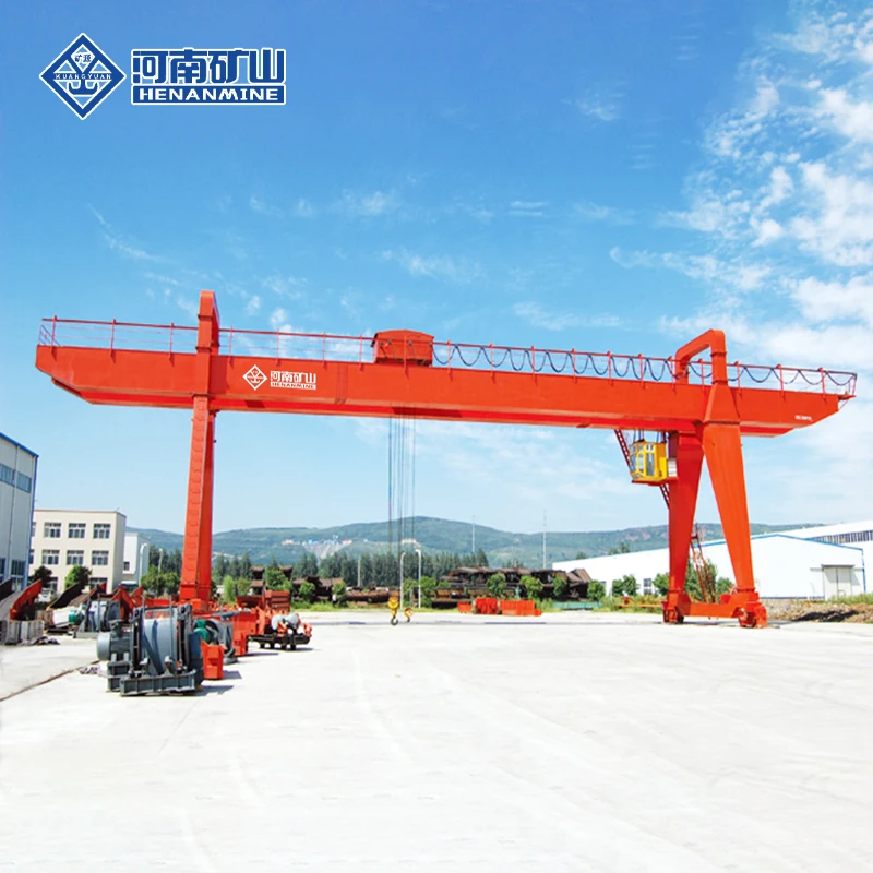 60 ton double girder gantry crane with China factory price