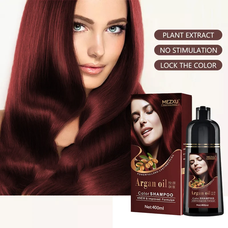 Factory Supplying Professional Hair Color Shampoo Magic Hair Dye Color For Salon & Home Use