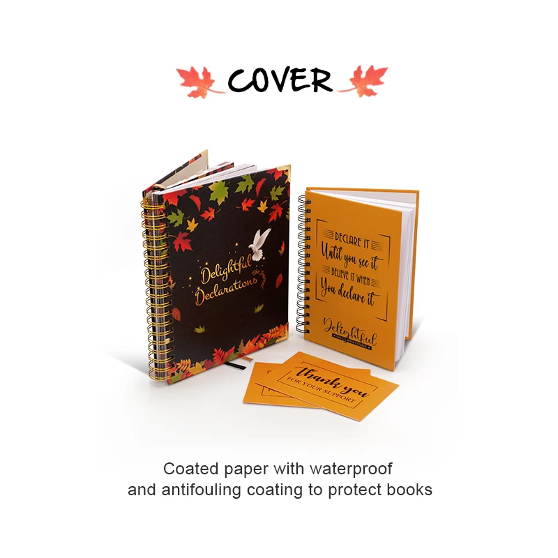 2024 cuadernos Custom printing notebook Self care journal YO binding Daily weekly planner set with thanks you cards