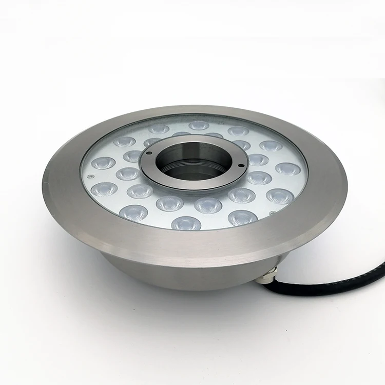 
Factory supply stainless steel RGB fountain outdoor pool lights 