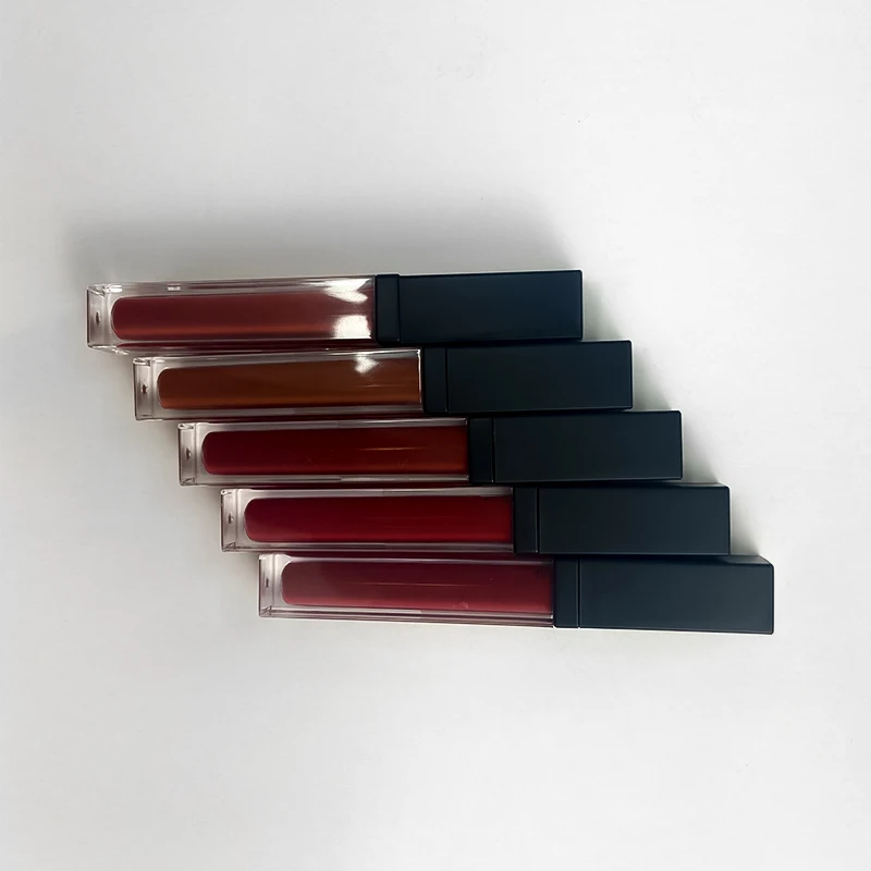 Free Sample Wholesale Lip Gloss Matte Lipstick  Waterproof OEM Makeup Custom  Lip Gloss Private Label multi colors