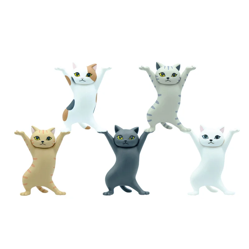 
Dancing Cat Stand for Airpods pro 1 2 3 Support Earphone stand bracket Cute Doll Handmade Decoration Holder Desktop Exhibition 