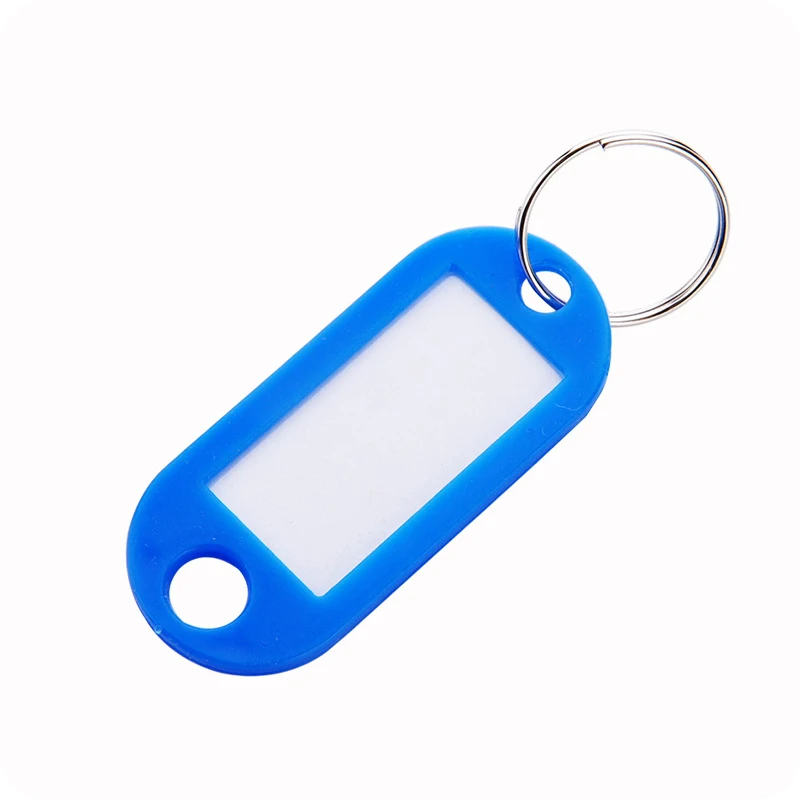 cheap plastic key tag  blank Custom PVC keychain for hostel
