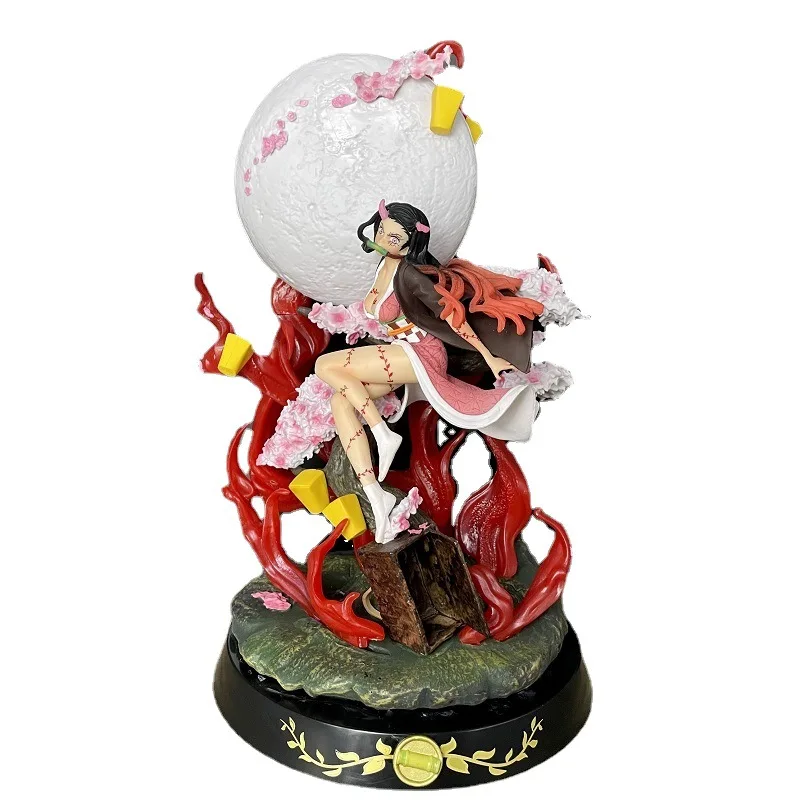 
Anime Figure Demon Slayer GK Demon Transformation Kamado Nezuko Exploding Blood Ver. Action Figure Model Collection Toy 