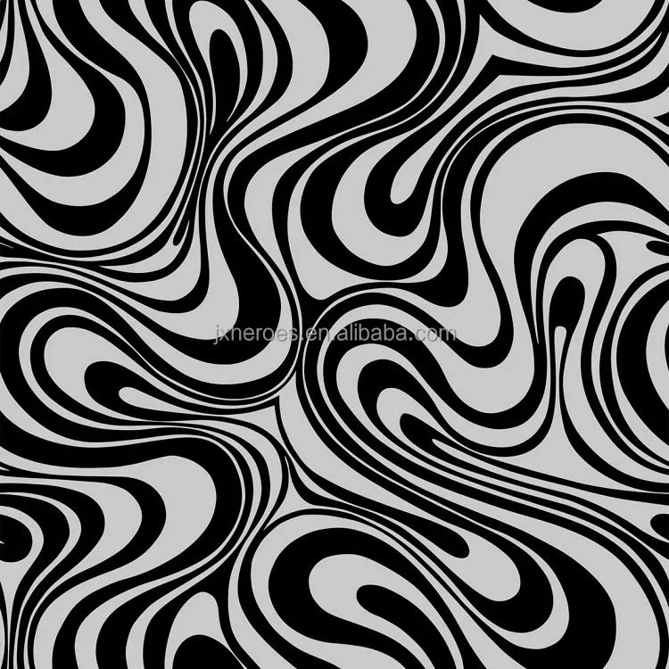 Beautiful Contrasting Zebra Pattern Luxury PVC Wallpaper Home Decoration