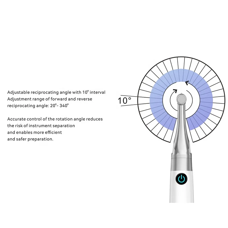 Woodpecker Endo Pace Cordless Brushless Reciprocating Endo Motor Handpiece 6:1 Mini Contra Angle