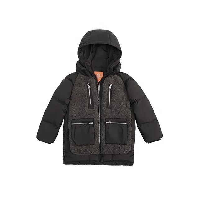 
OEM Wholesale Fashion Kids Down Jacket Baby Boys Winter Thick Warm Coat 