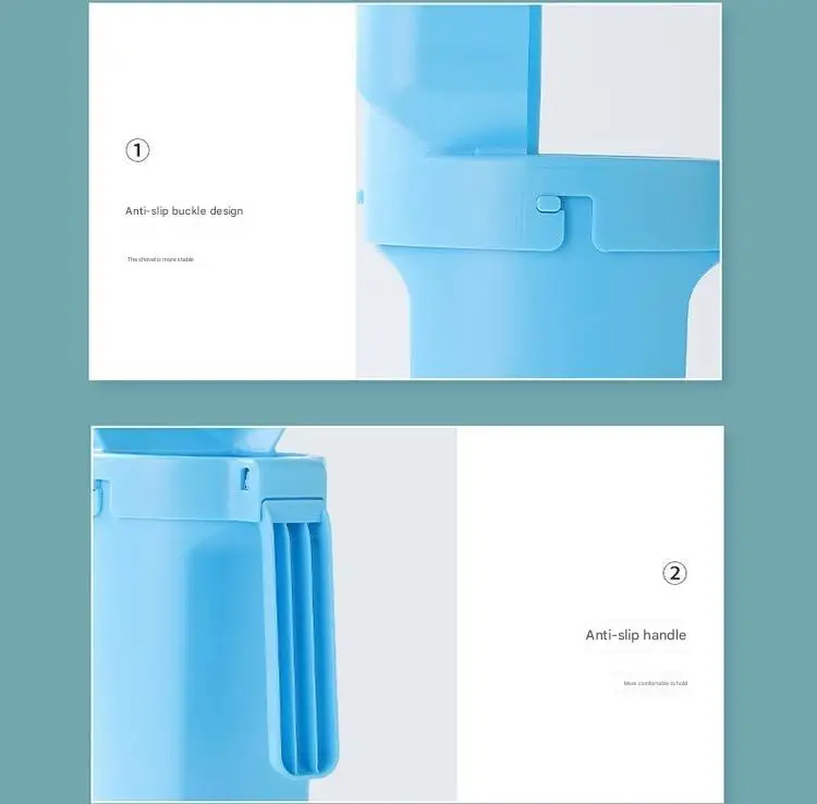 Integrated Eco-Friendly Plastic Cat Litter Shovel Simple Design Pet Toilet Picker Tool Small Animals Efficient Cat Dung Shovel