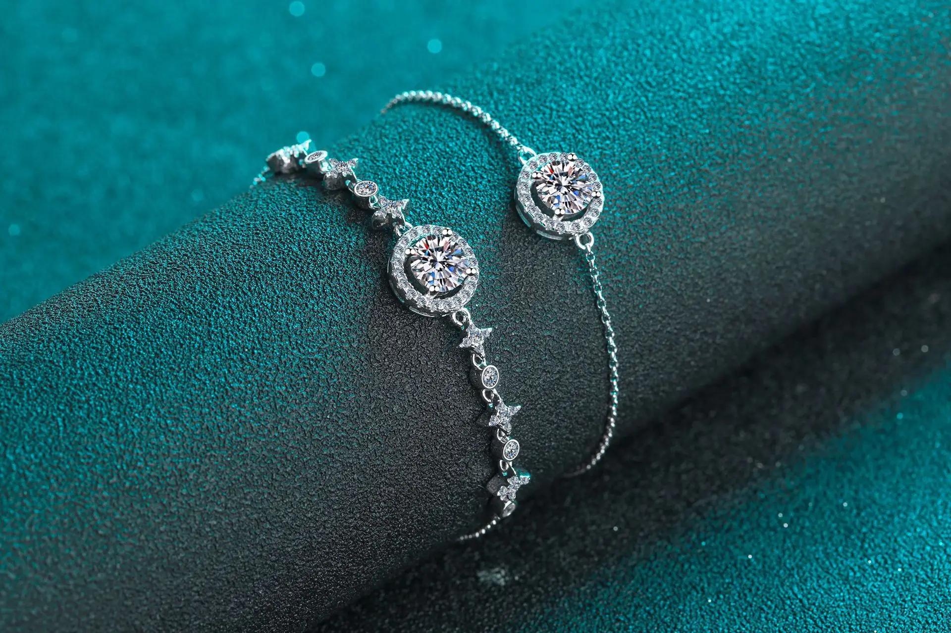 PUSHI Hot Sale 925 Sterling Silver Diamond Tester Vvs Moissanite Bracelet women