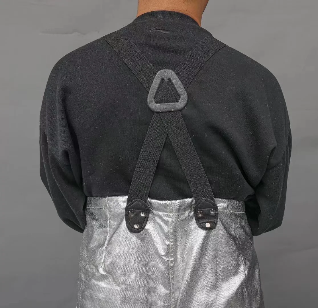 Anti Thermal Radiation Suit Fireproof flameproof Coveralls Composite Aluminium Foil Firefighter Uniform with  scba pocket