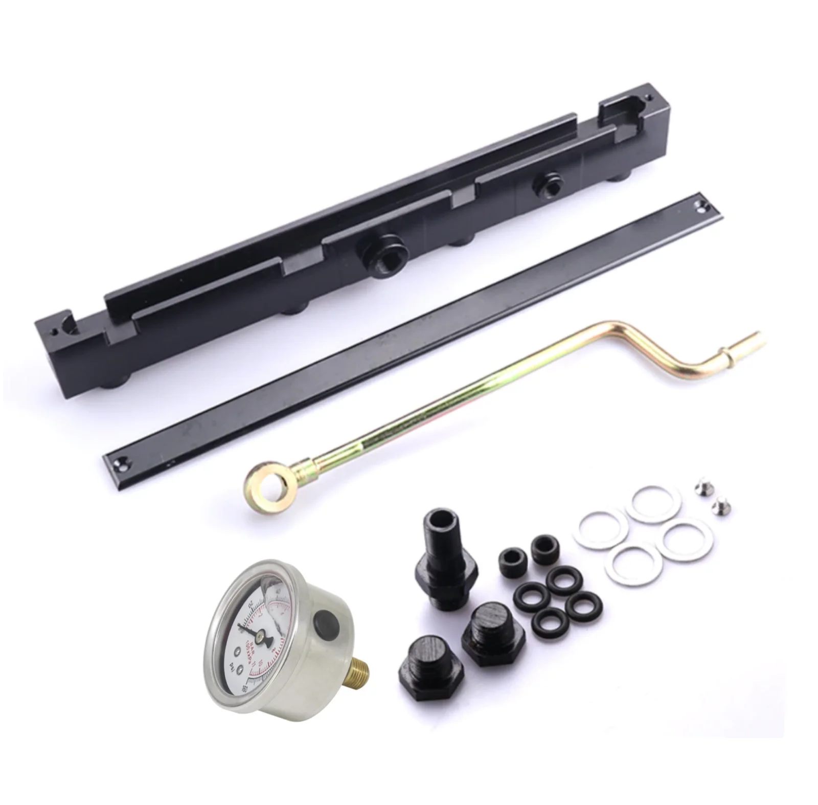 K-Series Billet Aluminum High Flow Fuel Rail K20 K24 2.0 2.4L RSX Si Civi KSwap