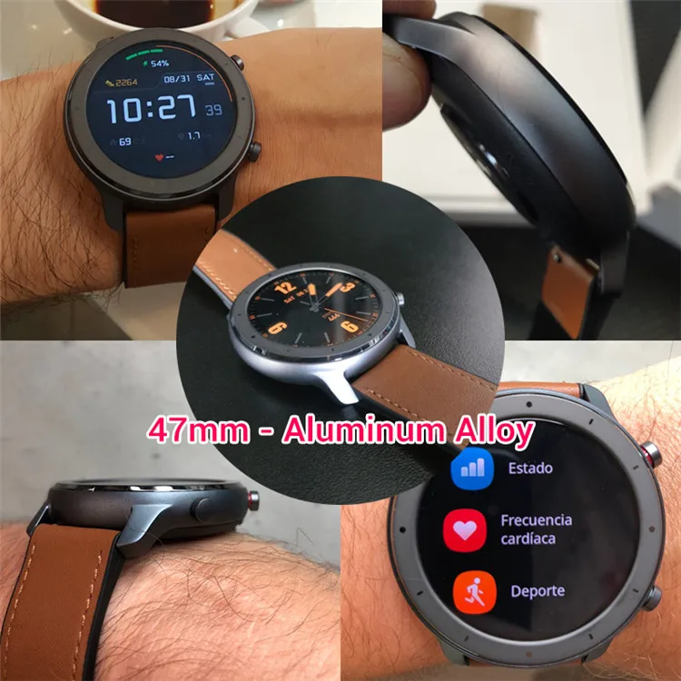 Смарт-часы Amazfit GTR 47 мм 5 АТМ 24 дня без