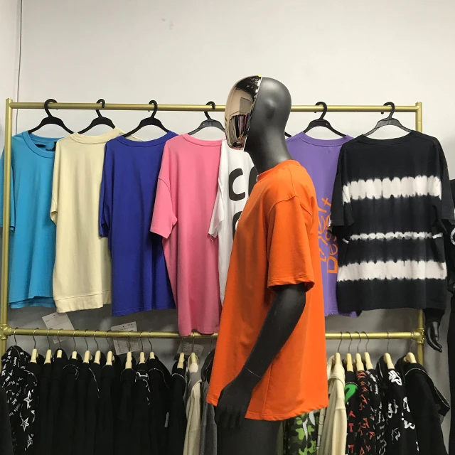 High Quality 240gsm 100% Cotton streetwear Custom logo Heavyweight Unisex oversized T-shirt