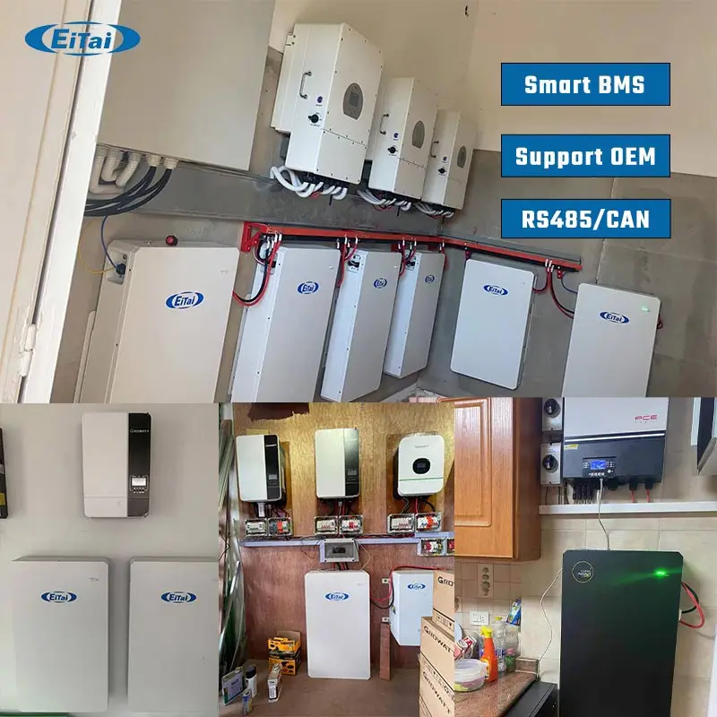EITAI Factory Direct OEM Solar Battery 200Ah Lifepo4 48V Lithium Ion 9Kwh 10Kwh Energy Storage Battery With Smart BMS