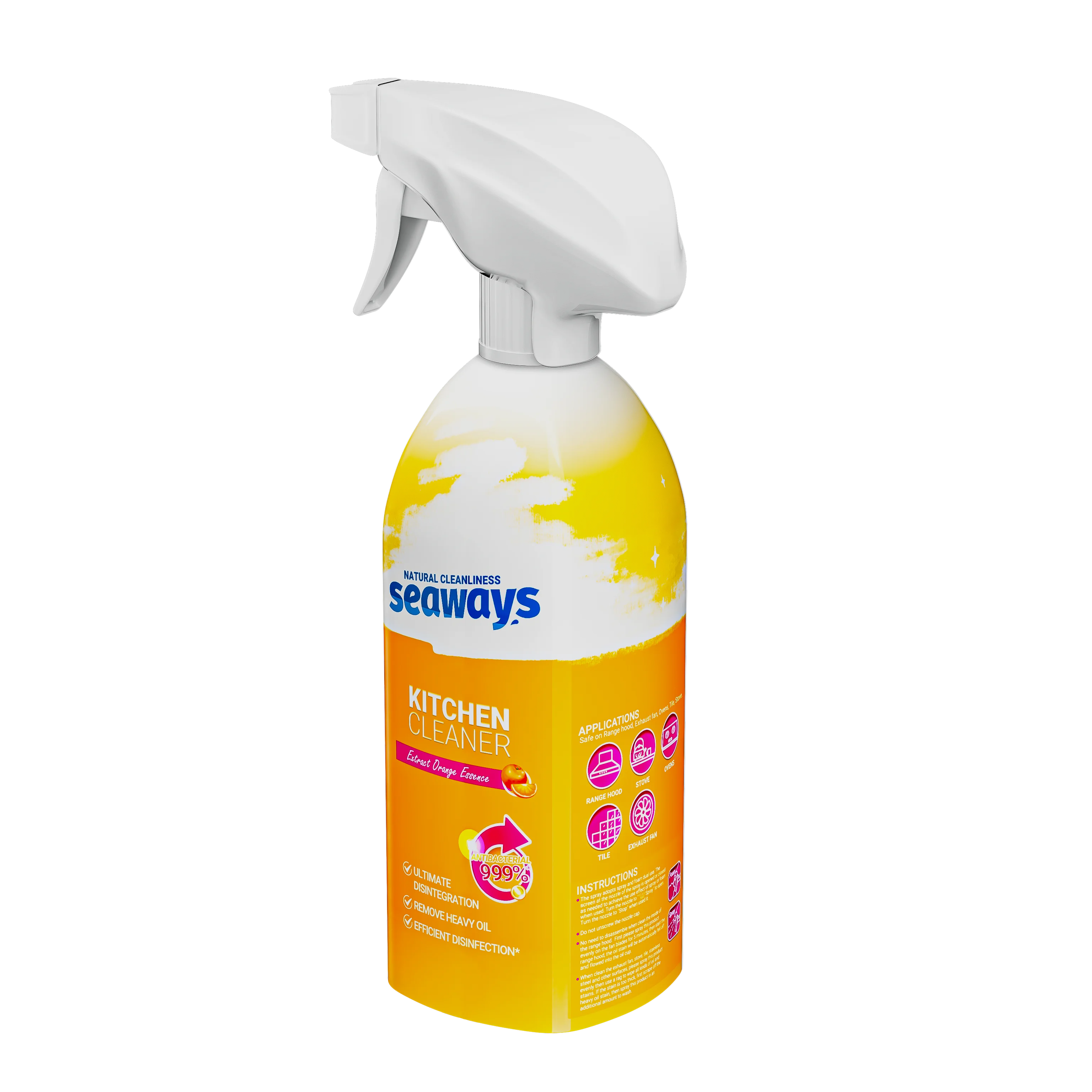 2021 Hot sale Multifunction Super cleaning power  kitchen spray cleaner  kitchen cleaner