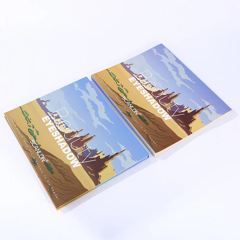 Eye Shadow Highlighter Blush Contour Palette 36 Colors Mineral Make up Glitter Shimmer Matte Eyeshadow Palette Paper Book