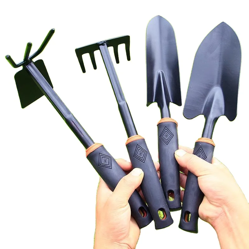 mini garden tool set new 4pcs stainless steel 2022 home garden equipment and tools children wholesale supplies
