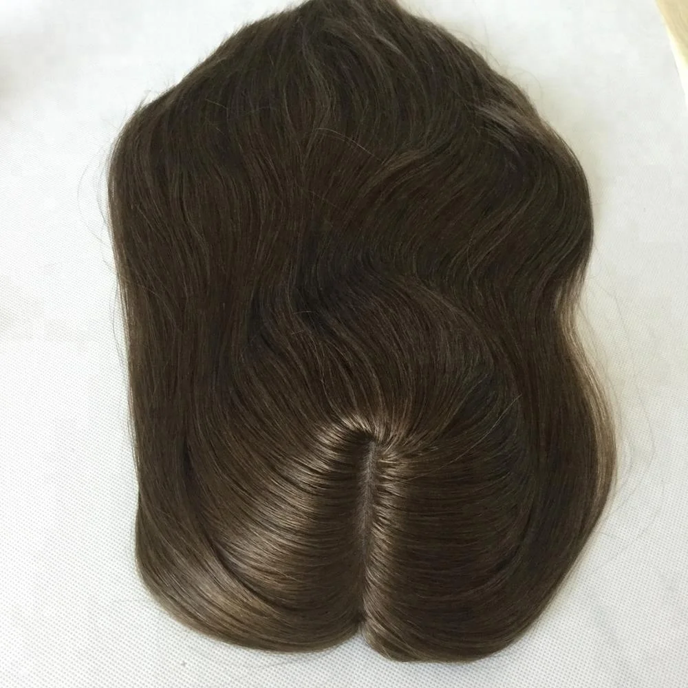 European Virgin Unprocessed 20-inch Long Body Wave Wig with Transparent Lace Cap Small Size Kosher Jewish for Women Big Stock