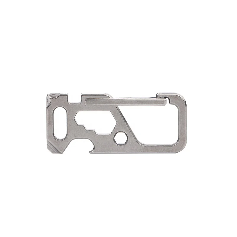 High-End Titanium Keychain Luxury Men Car Key Chain Key Ring Ultra Lightweight EDC Carabiner Holder The Best Gift For Men