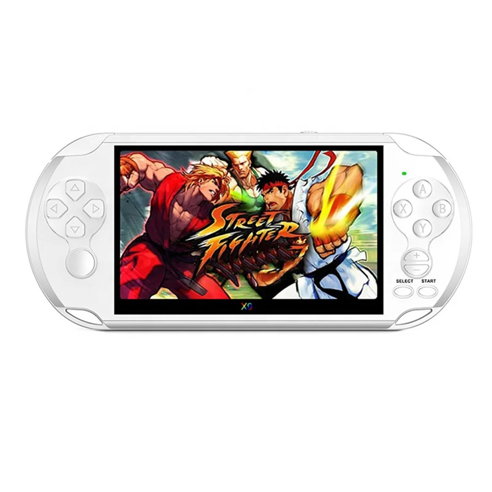 Hot sale 5.0-inch screen handheld game console X9 8GB of memory portable multimedia video game player