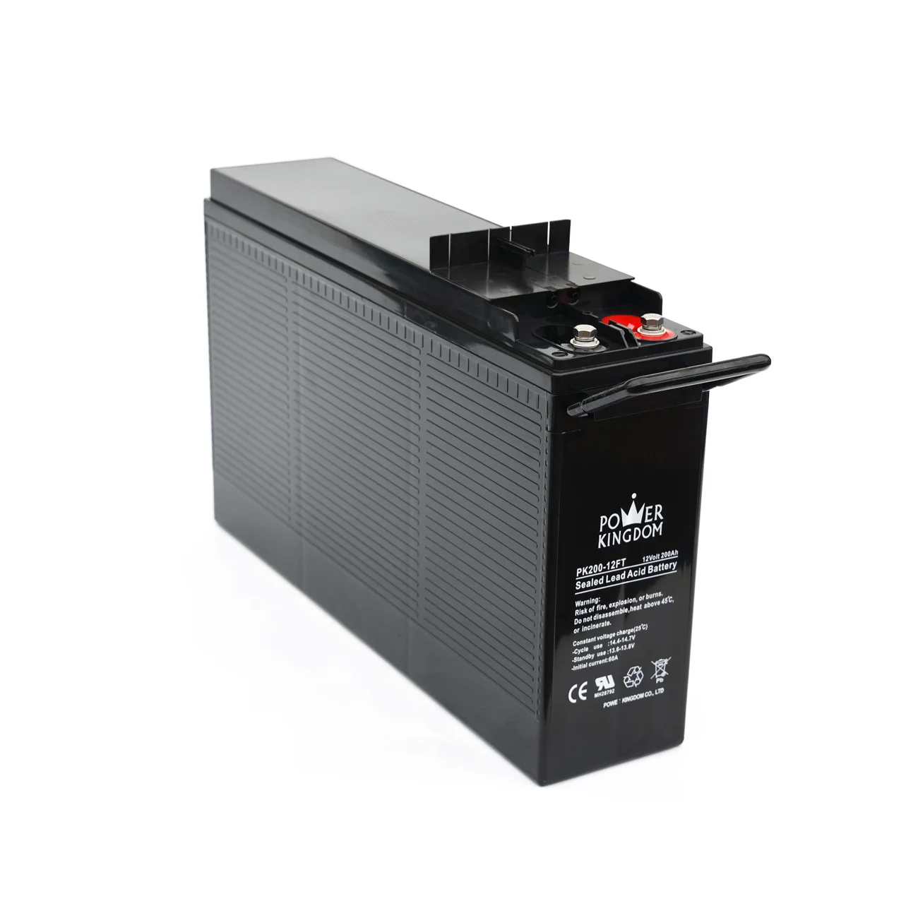 Telecom 12 Volt Battery Battery Electric Vehicles AGM Front Terminal Valve 200ah 12 Volt 55 Amp Power Kingdom 