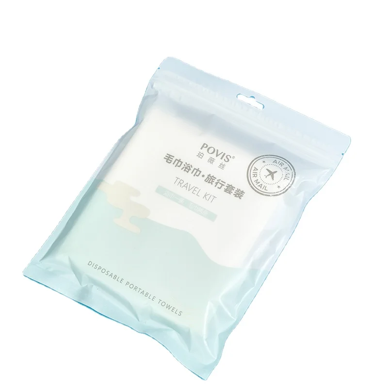 OEM Hotel Bathroom Spa Travel Highly Absorbent Towels Disposable Bath Towels Cotton Towel Set