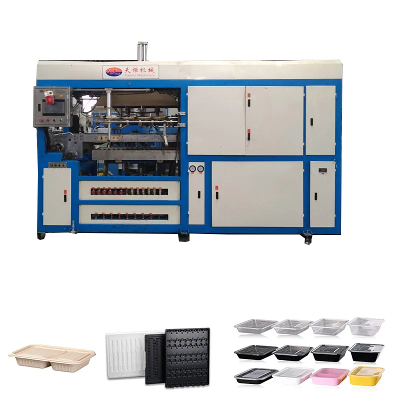 Used blister thermoforming disposable tray plastic automatic thermo vacuum forming machine