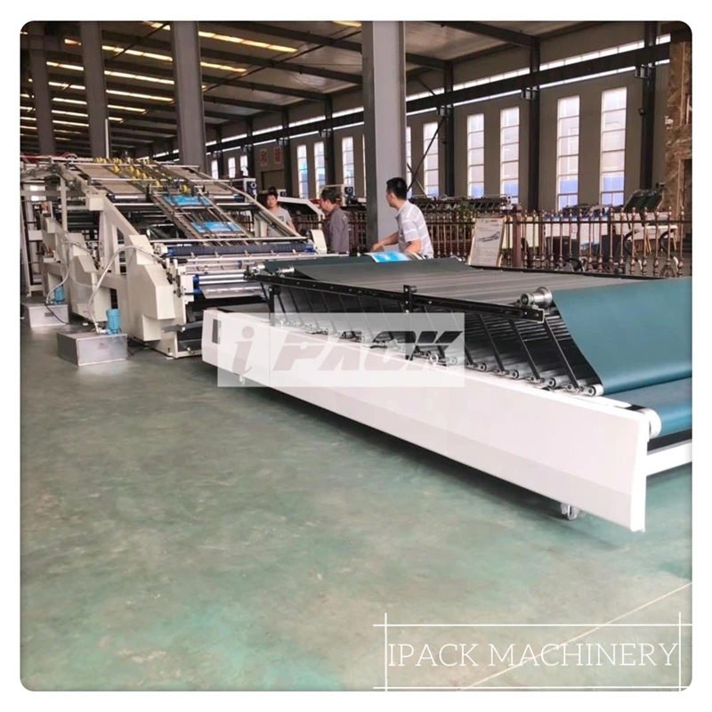 China Competitive Price Semi Automatic Paper Flute Laminating Machine for Carton Factory