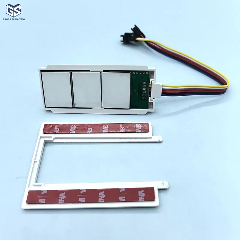 DC12V 60W Touch Dimmer Induction Defog Function Three-Key Dual Color Touch Sensor Switch  for Led Light Bathroom Mirror