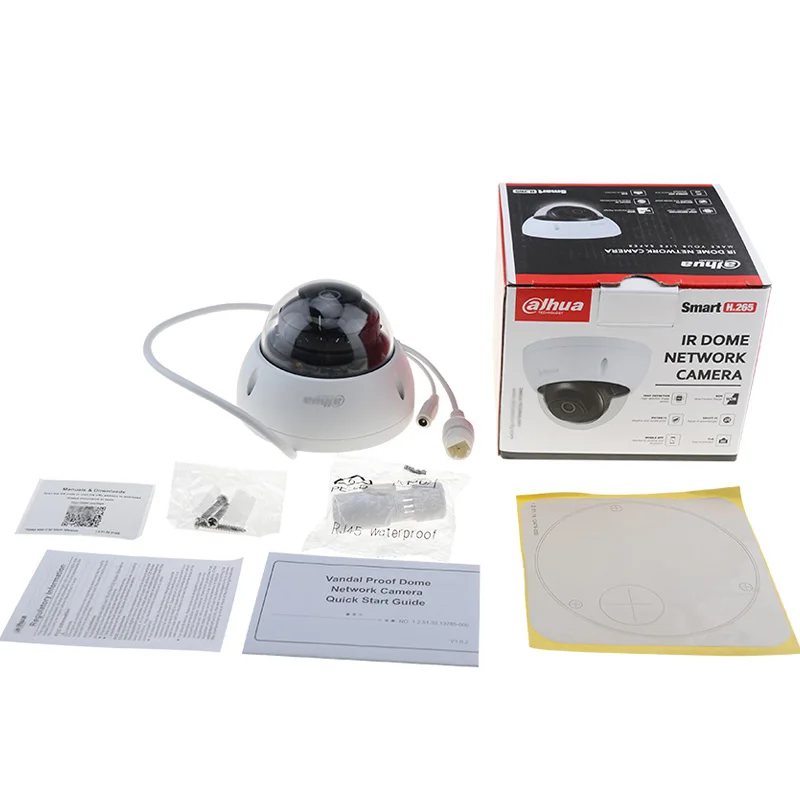 Da hua 4MP 8mp Security CCTV IP Camera PoE 30m WDR IR Starlight Fixed-focal Waterproof Dome Network Camera IPC-HDBW2431E-S-S2