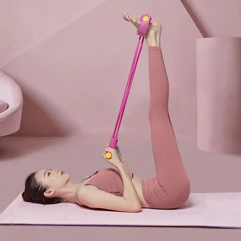 Wholesale Hot Selling Spring Fitness Equipment High Quality Body Building 4 Tubes Foot Pedal