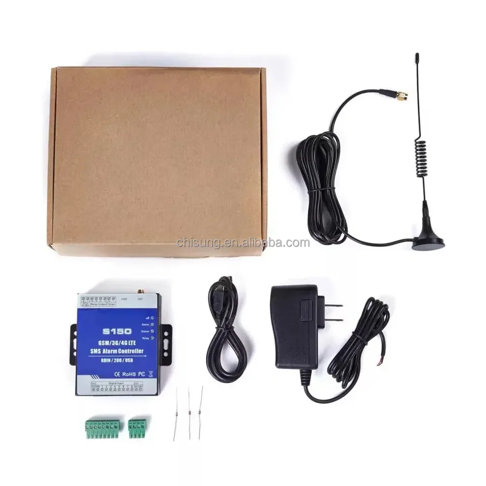 Smart S150 Model Hot Sale GSM Pump Level Real-time Monitoring Alarm 3V SMS Card 2 Relay Output GSM Relay Switch