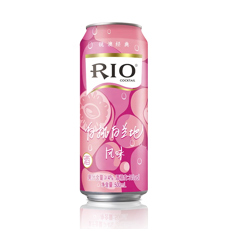 
Высококачественные продукты Rio Classic 3% том 500 мл консервированные коктейли персика и бренди 12 банок/картонная коробка 
