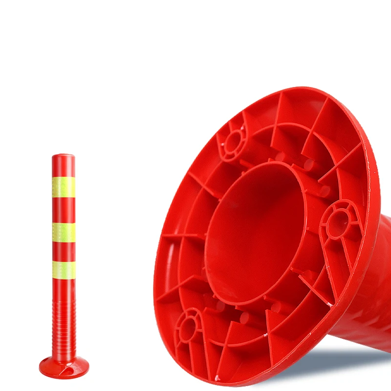 Lane Elastic Traffic Parking Barrier Warning Post