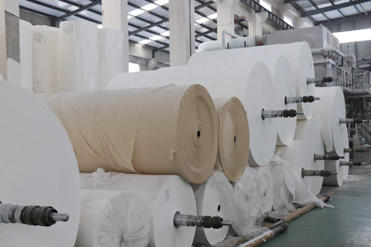Factory jumbo mother roll Raw Material bamboo toilet paper Napkins Paper Mother Parent Roll