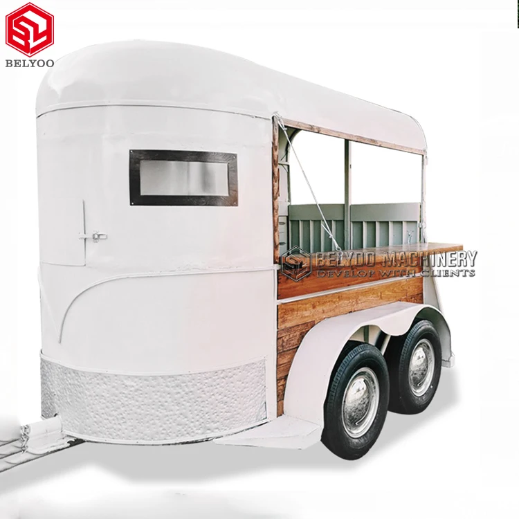 2023 Mobile Food Truck Concession Street Food Cart Coffee Carts Mobile Kitchen Horse Trailer Ice Cream Truck Mobile Bar