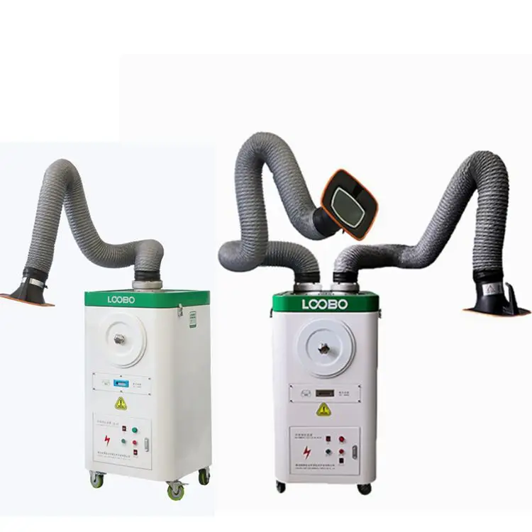 Portable High Efficiency co2 Laser Cutting Smoke Fume Extraction Welding Fume Extractor And Dust Collector