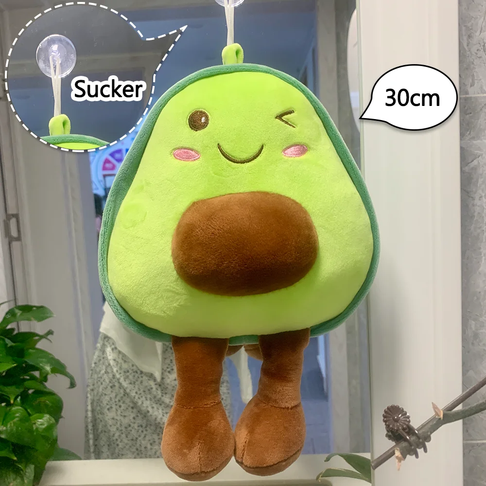 Hot Sale Kawaii Cute Fruit Avocado Plush Toy Soft Baby Toy for Children Packaged in Opp Bag
