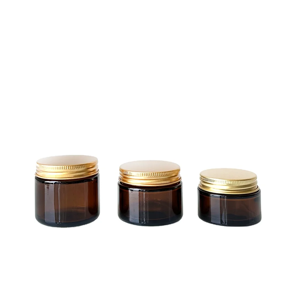 glass jars and containers Wide Mouth Body butter Amber frosted 16 oz glass jars with lids