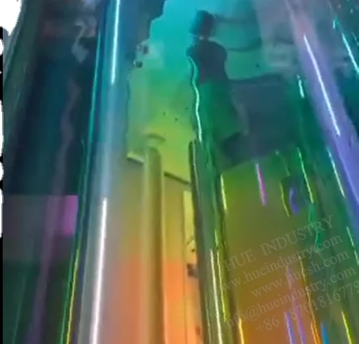 Liquid crystal color changing UV ink green to blue