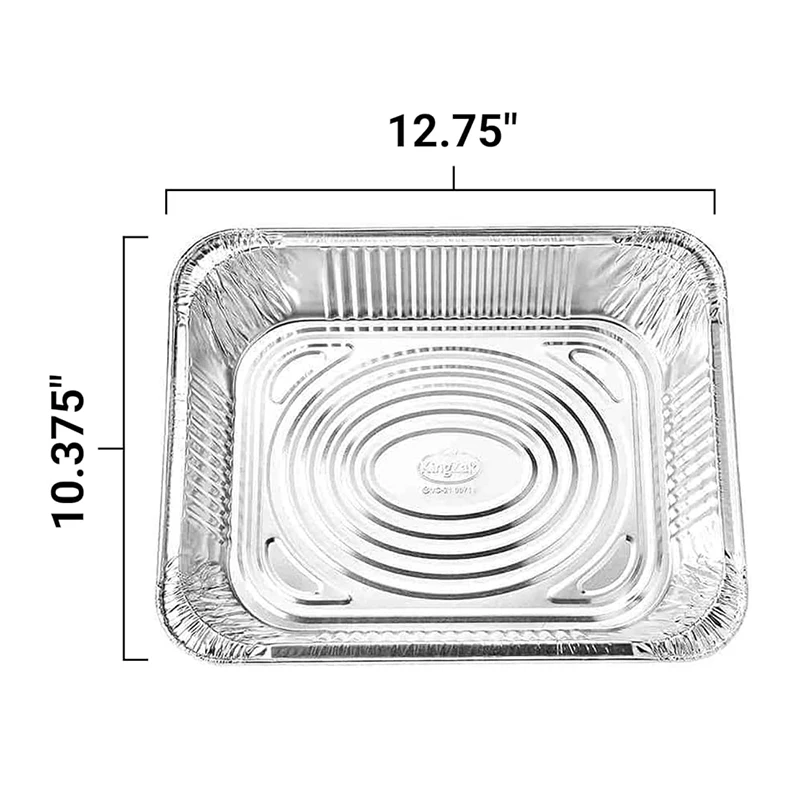 9x13 Half Size 10pack 20pack 50pack Disposable Rectangle Aluminum Foil Food Containers/Pans/Trays With Lids