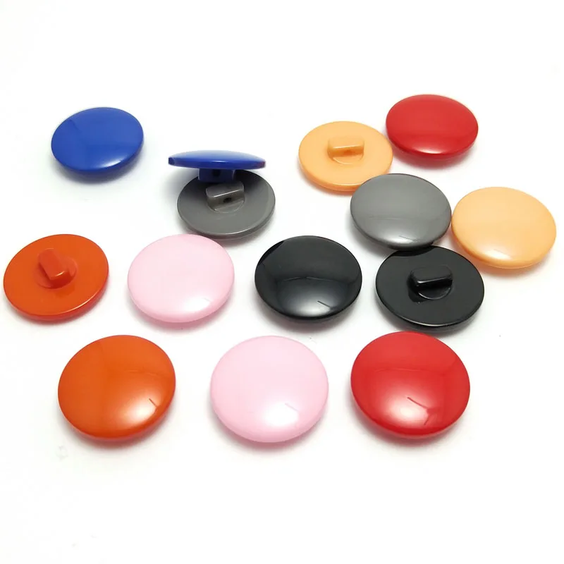 Shank Matte Black OEM Color Flat Designer Resin Plastic Suit Jacket Coat Button for Blazer Clothing