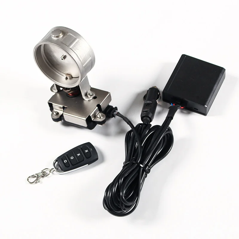 2.5inch 63MM electric valve exhaust cutout with Remote control for racing car